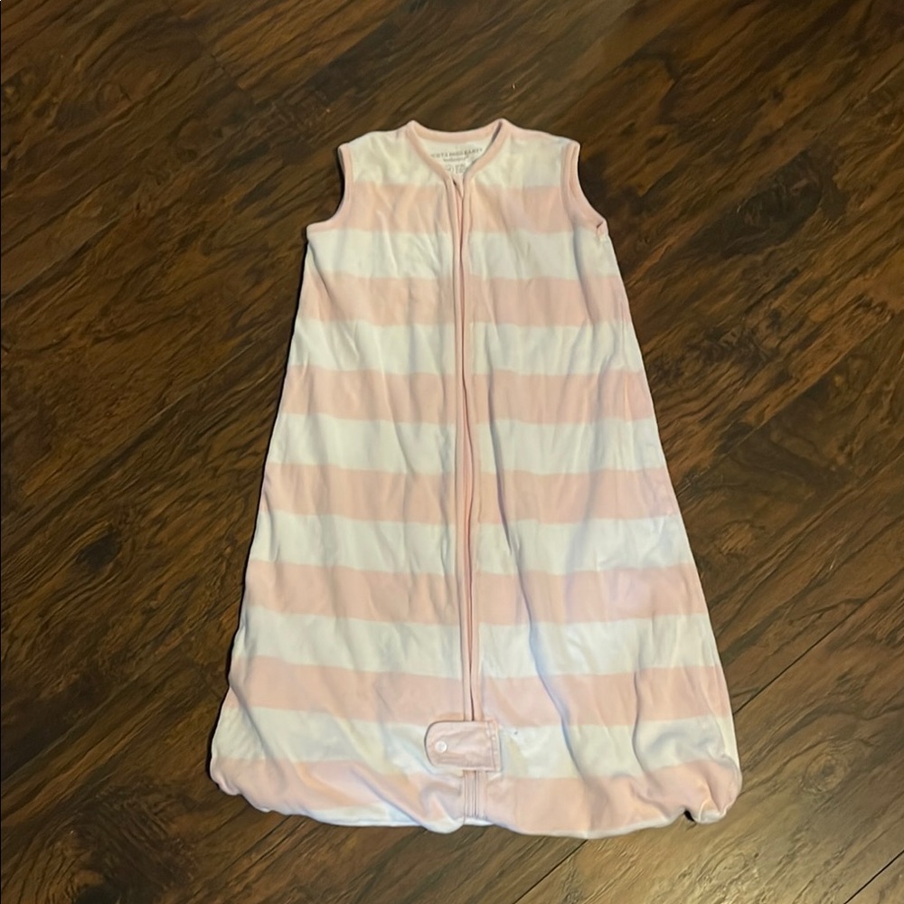 Striped Pink and White Sleep Sack